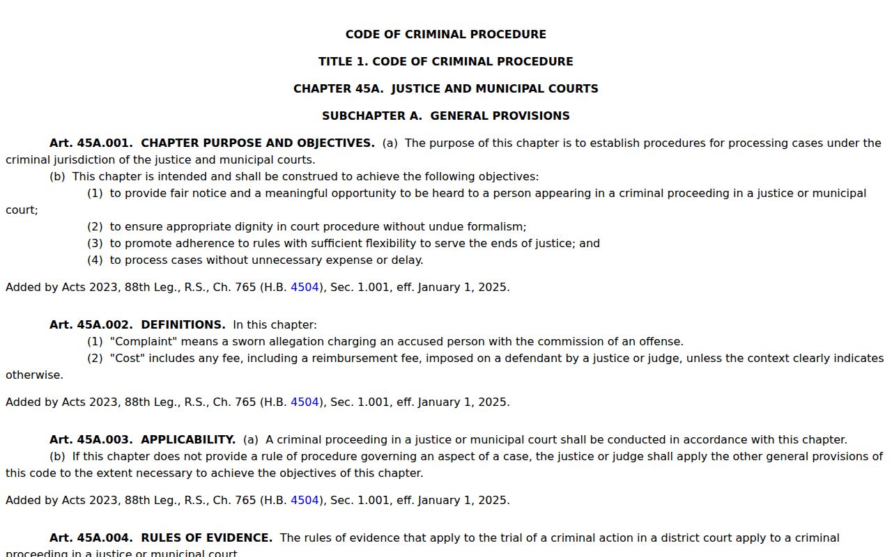 Texas capias and recall law relevant to Coleman County bench warrants